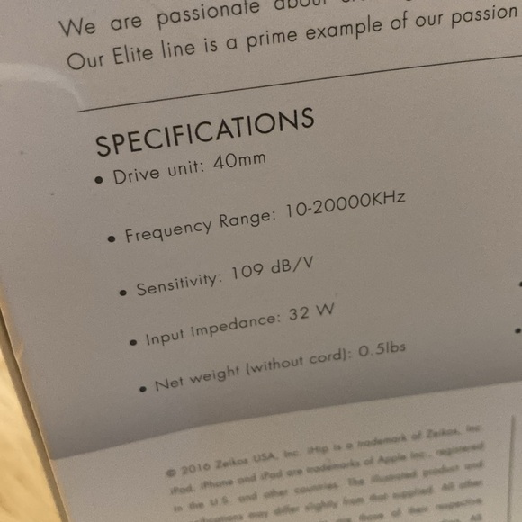 NEW iHip ELITE Heaphones - Picture 4 of 9